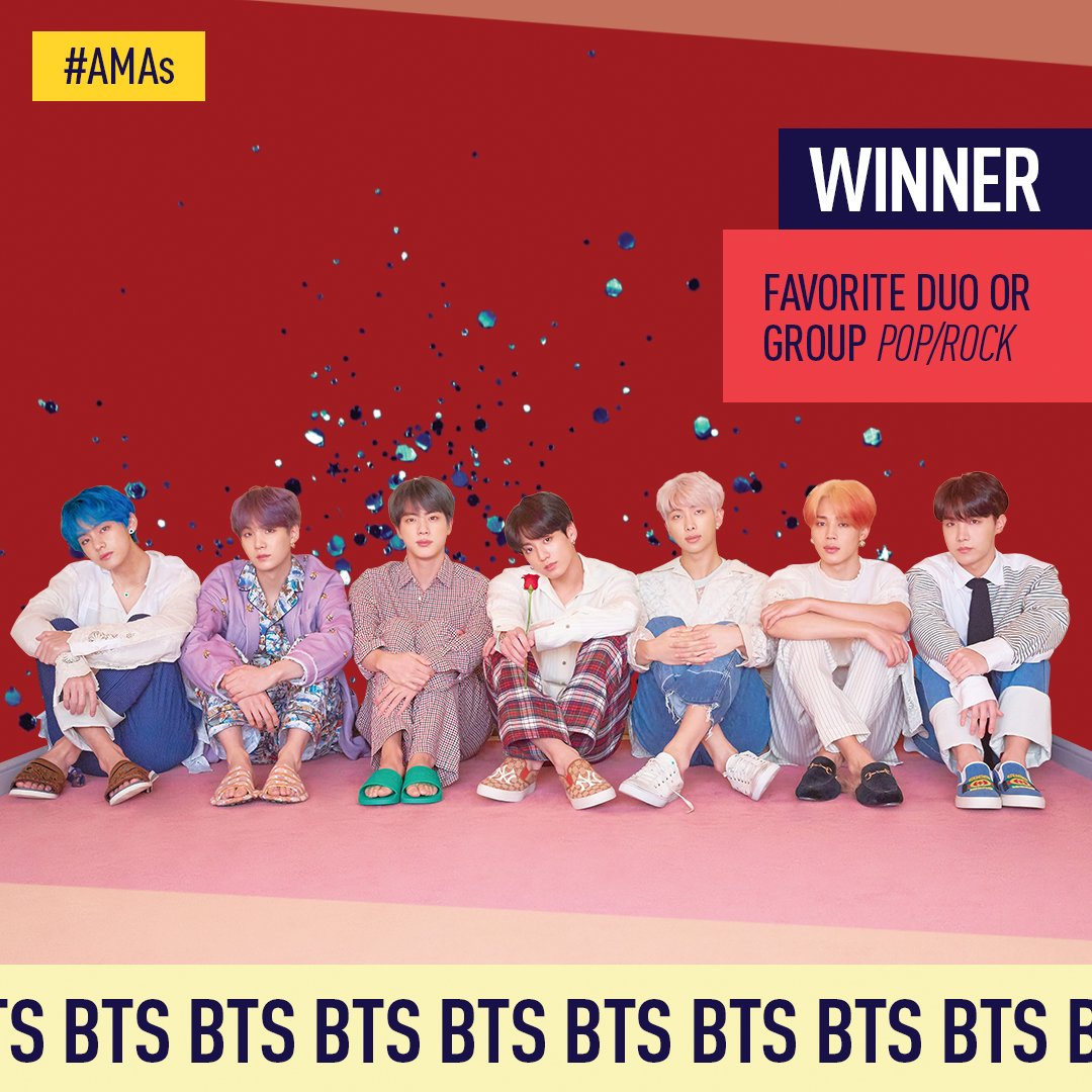 BTS 2019 AMAS'ta 3 Ödül Kazandı